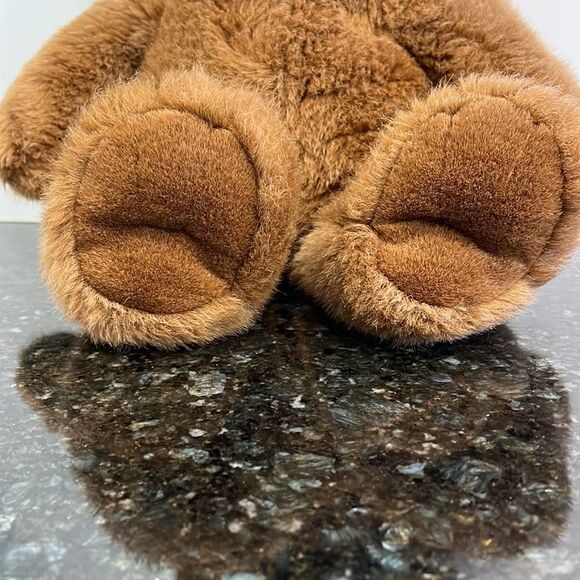 Brown Soft Plush Bear with Tag. SKM Enterprises. Size 18” - Picture 3 of 7